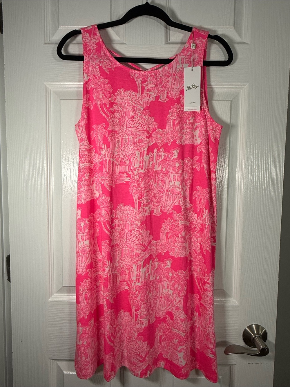 Lily Pulitzer Kristen Swing Dress in Roxie Pink Anniversary Toile size medium